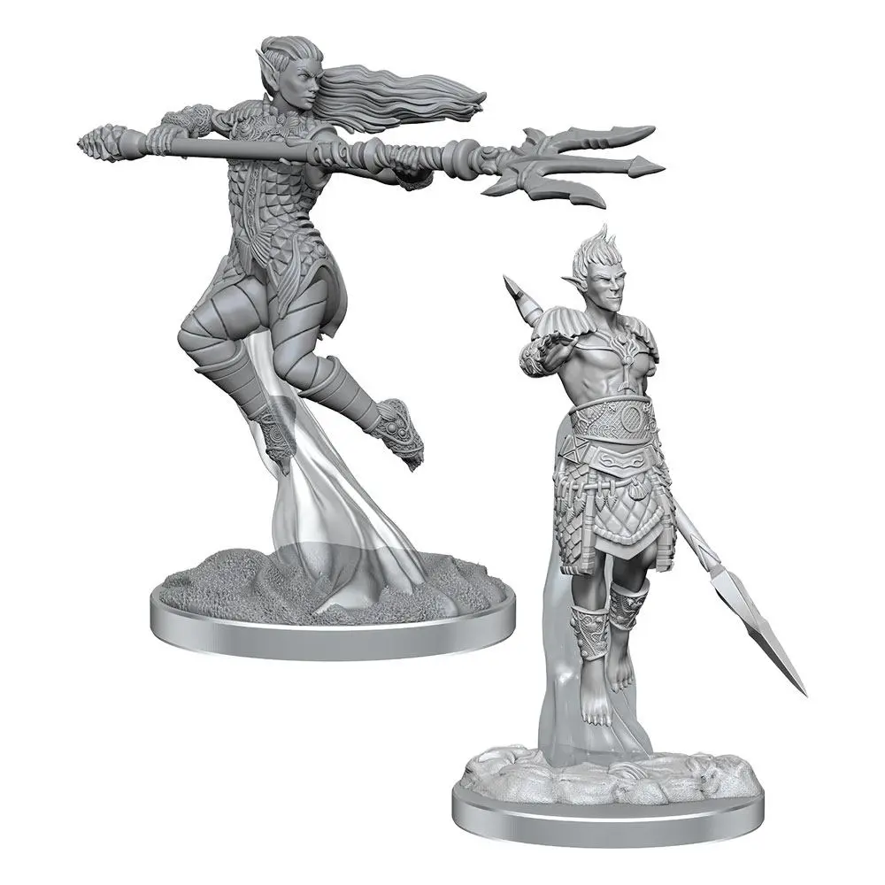 D&D Nolzur's Marvelous Miniatures Unpainted Miniatures 2-Pack Sea Elf Fighters termékfotó