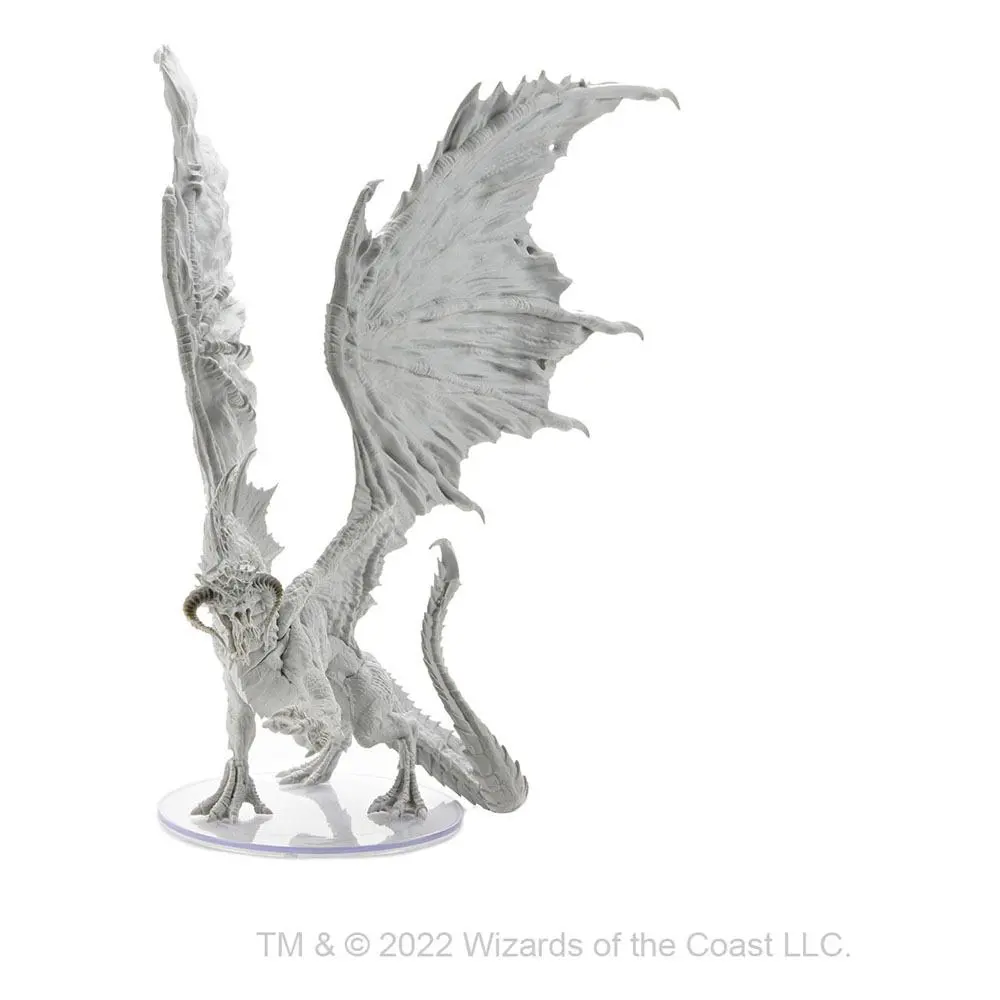 D&amp;D Nolzur's Marvelous Miniatures Unpainted Miniature Adult Black Dragon product photo