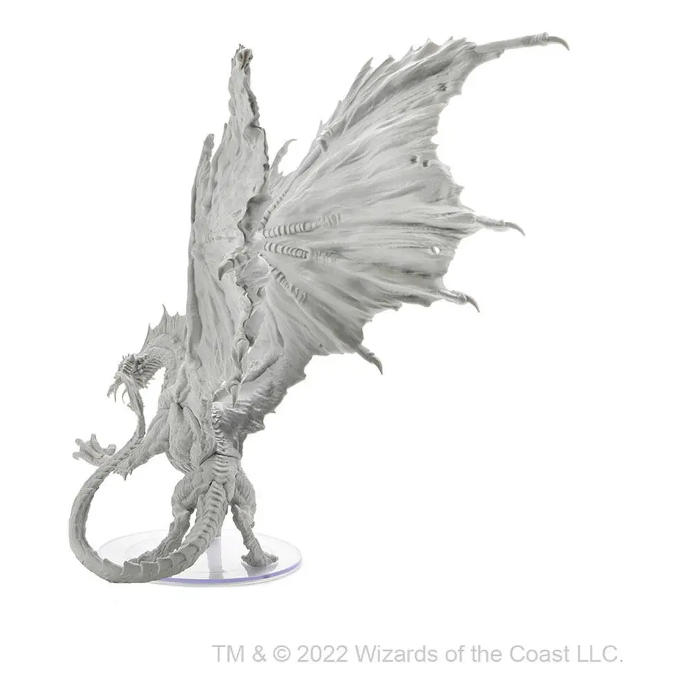 D&amp;D Nolzur's Marvelous Miniatures Unpainted Miniature Adult Black Dragon product photo