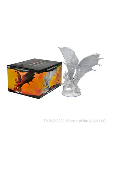D&amp;D Nolzur's Marvelous Miniatures Unpainted Miniature Adult Red Dragon product photo