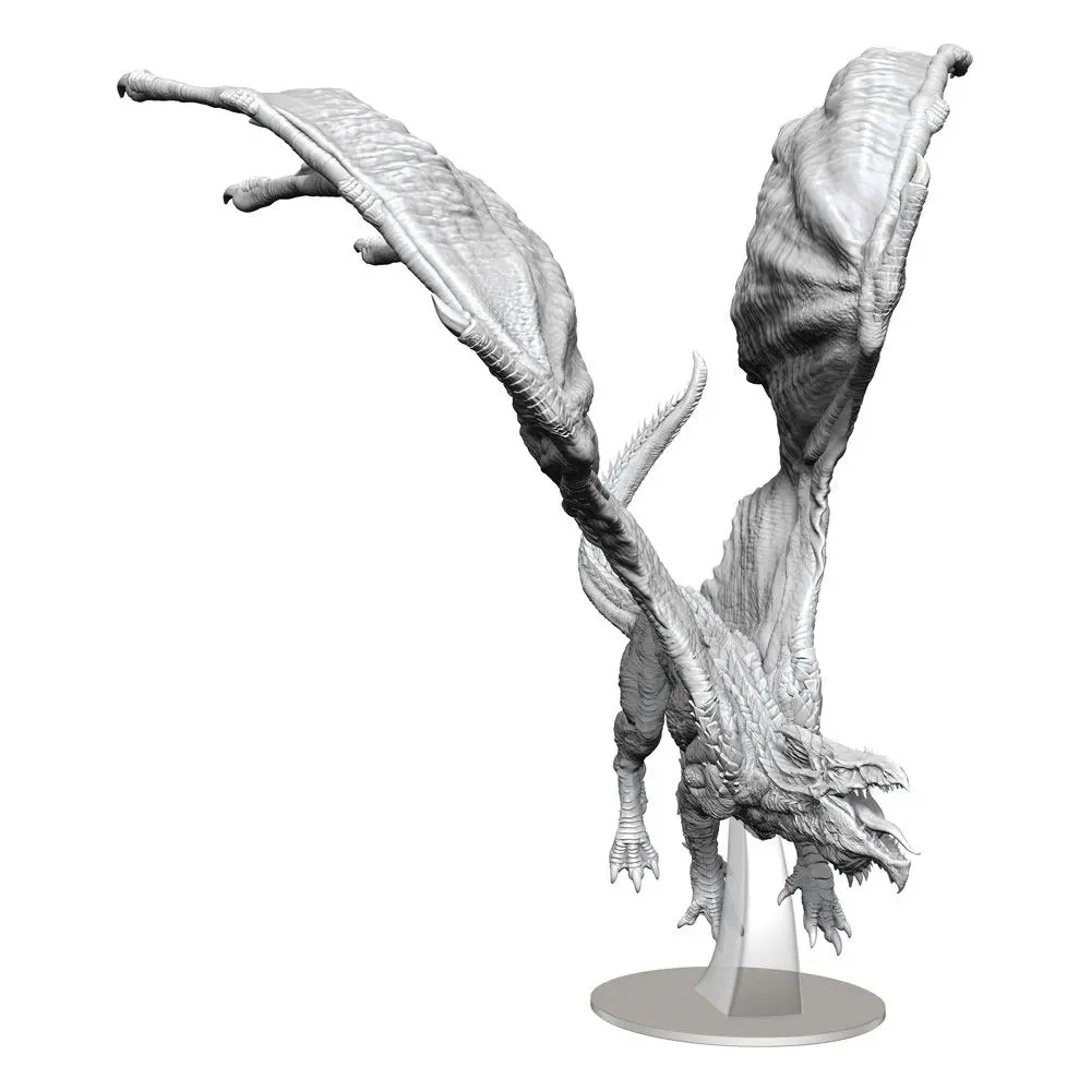D&amp;D Nolzur's Marvelous Miniatures Unpainted Miniature Adult White Dragon product photo