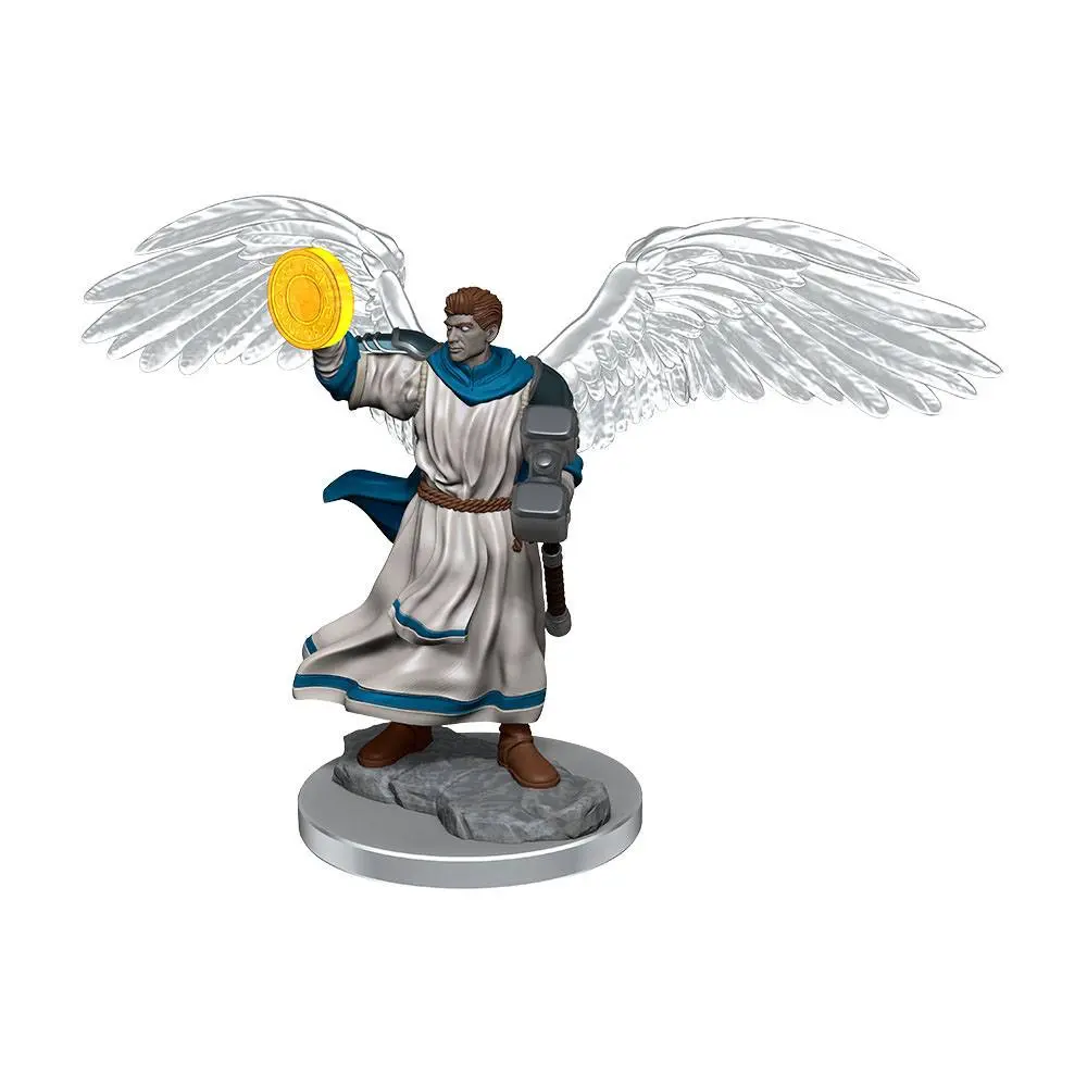 D&D Nolzur's Marvelous Miniatures Unpainted Miniatures 2-Pack Aasimar Cleric Male termékfotó