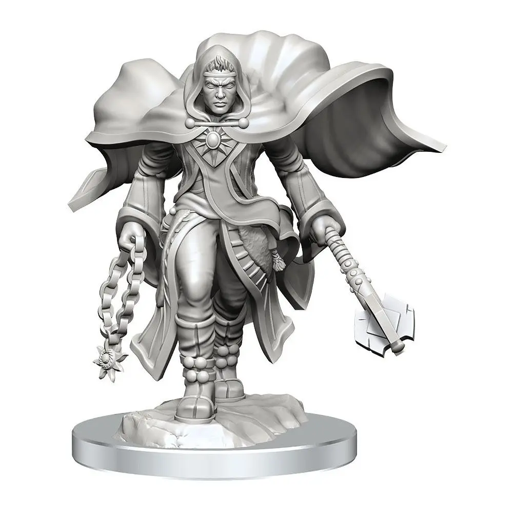 D&D Nolzur's Marvelous Miniatures Unpainted Miniatures 2-Pack Aasimar Cleric Male termékfotó