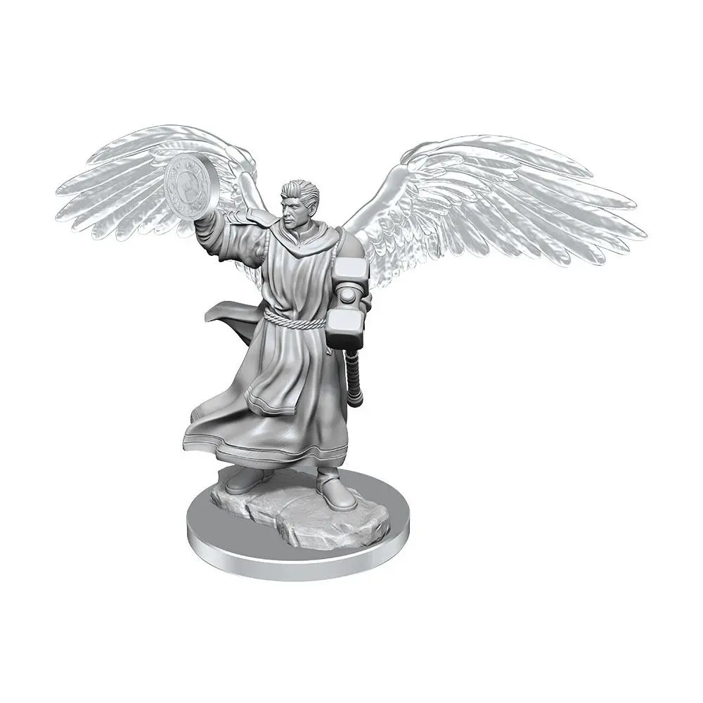 D&D Nolzur's Marvelous Miniatures Unpainted Miniatures 2-Pack Aasimar Cleric Male termékfotó