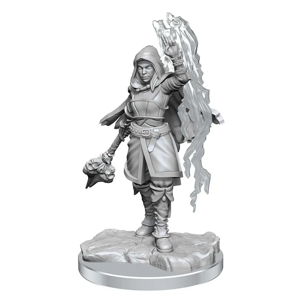 D&amp;D Nolzur's Marvelous Miniatures Unpainted Miniatures 2-Pack Half-Elf Warlock product photo