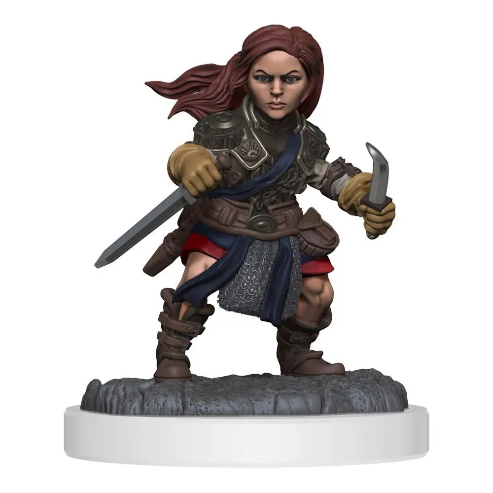 D&amp;D Nolzur's Marvelous Miniatures Unpainted Miniatures 2-Pack Halfling Rogue Female product photo