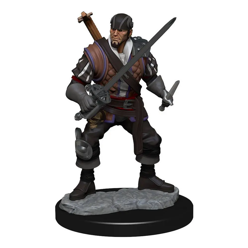 D&amp;D Nolzur's Marvelous Miniatures Unpainted Miniatures Human Bard Male Case (2) product photo