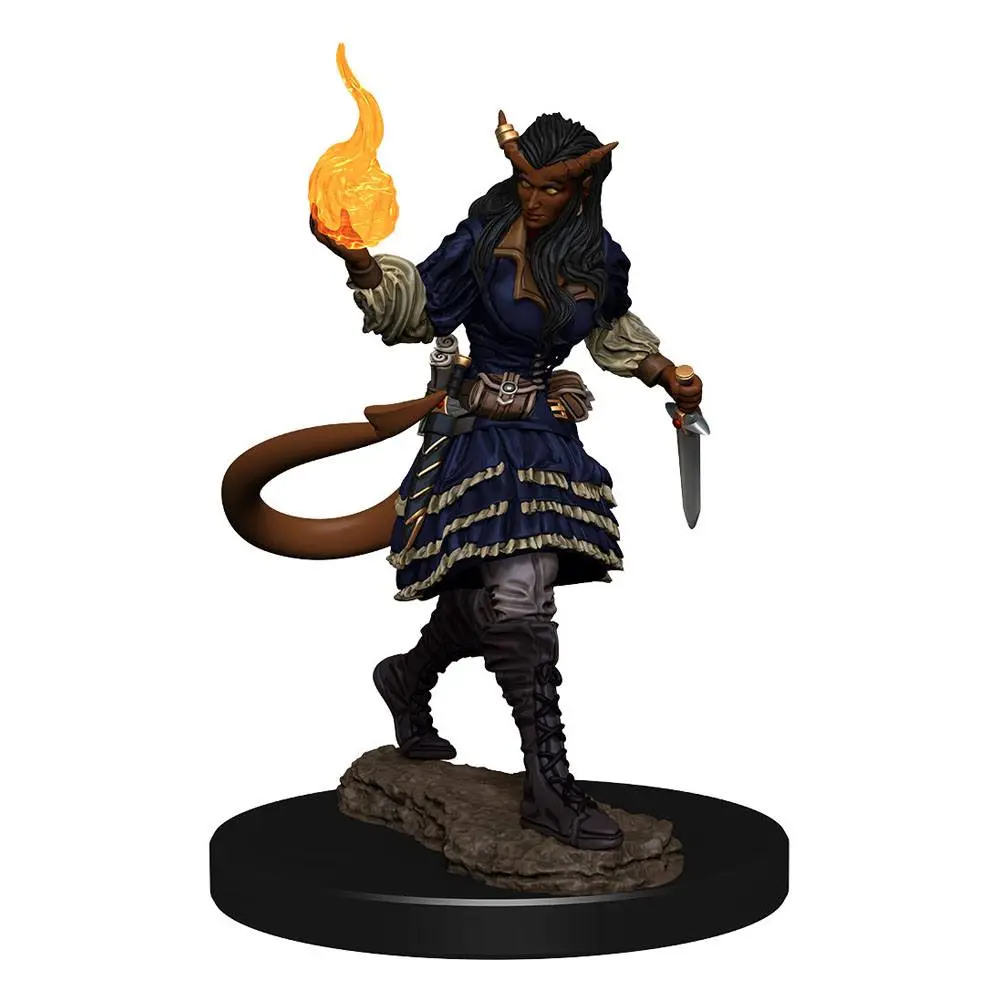D&amp;D Nolzur's Marvelous Miniatures Unpainted Miniatures Tiefling Sorcerer Female Case (2) product photo