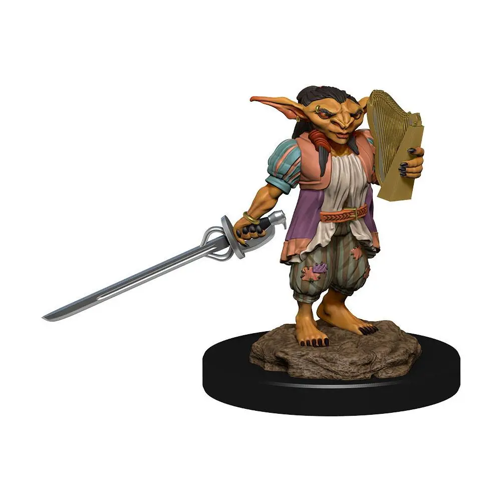 D&amp;D Nolzur's MM Unpainted Miniatures Male Goblin Rogue &amp; Female Goblin Bard Case (2) product photo