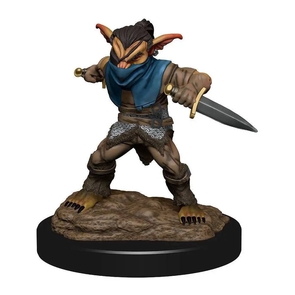 D&amp;D Nolzur's MM Unpainted Miniatures Male Goblin Rogue &amp; Female Goblin Bard Case (2) product photo