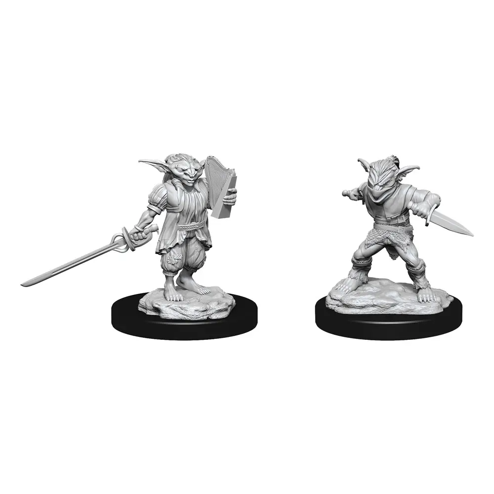D&amp;D Nolzur's MM Unpainted Miniatures Male Goblin Rogue &amp; Female Goblin Bard Case (2) product photo