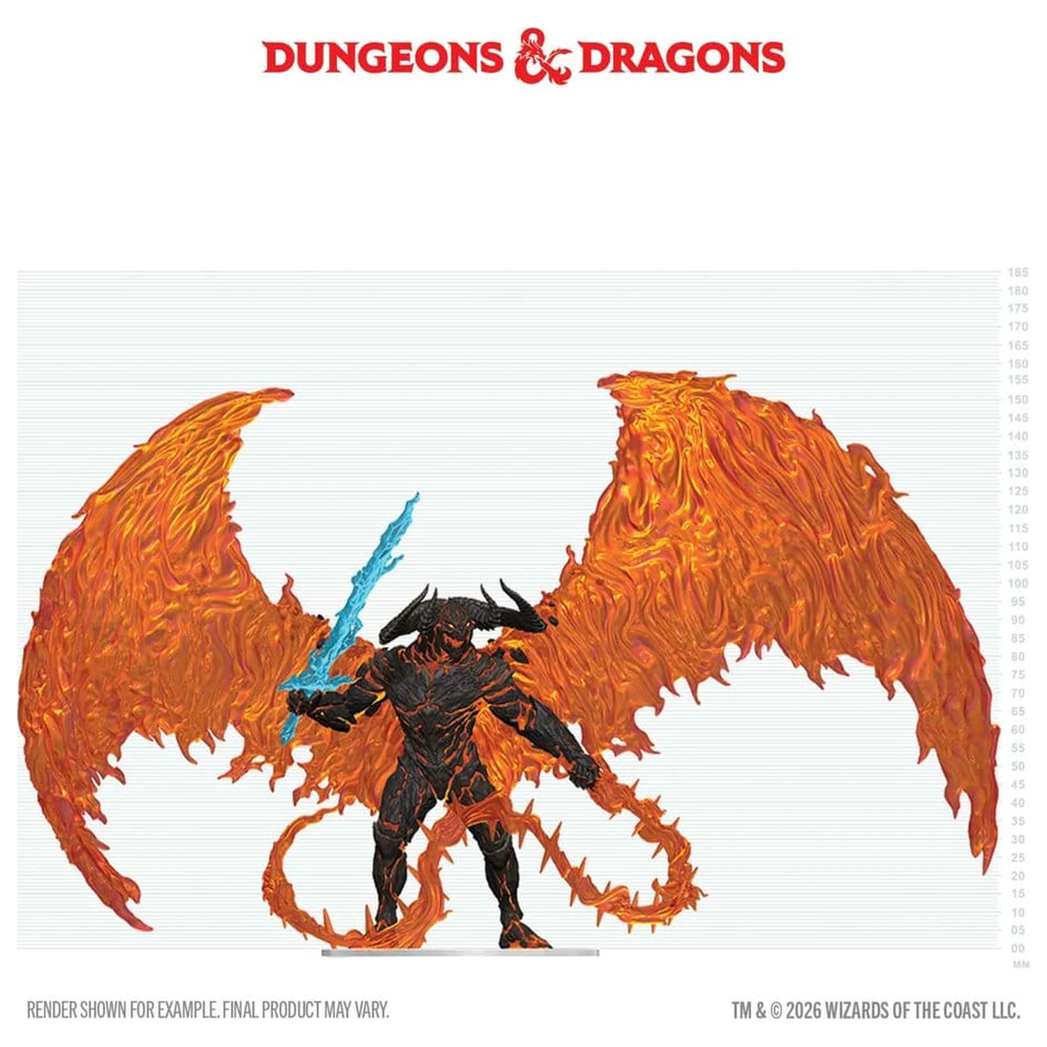 D&D Icons of the Realms Boxed prepainted Miniatures Balor 20 cm product photo