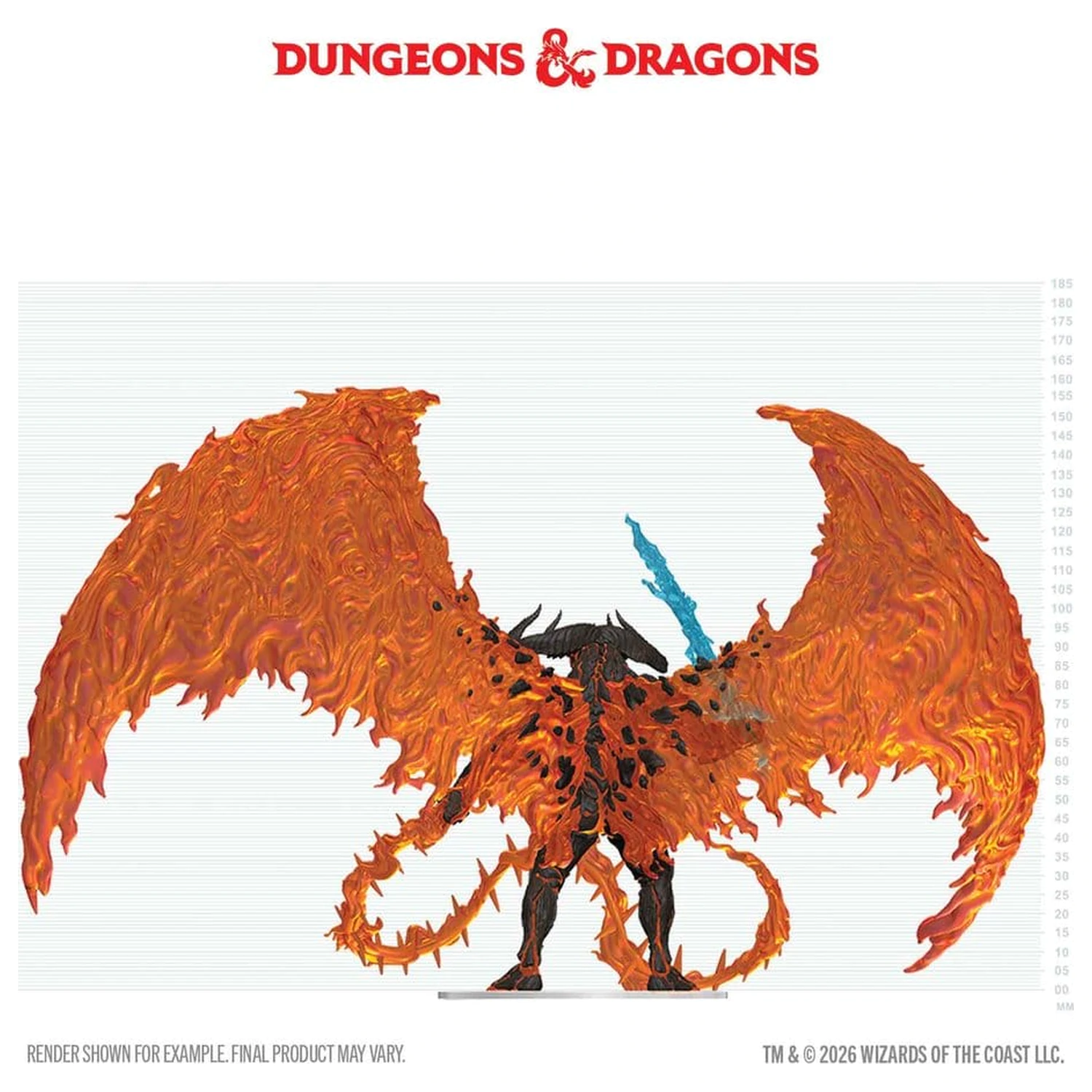 D&D Icons of the Realms Boxed prepainted Miniatures Balor 20 cm product photo