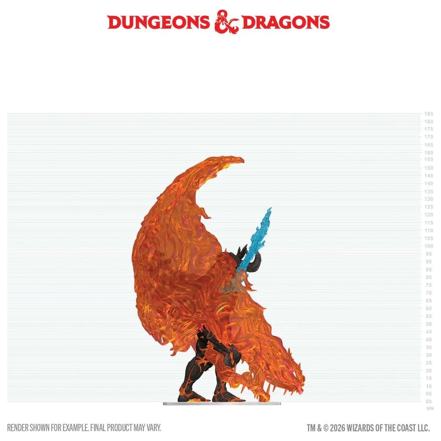 D&D Icons of the Realms Boxed prepainted Miniatures Balor 20 cm product photo