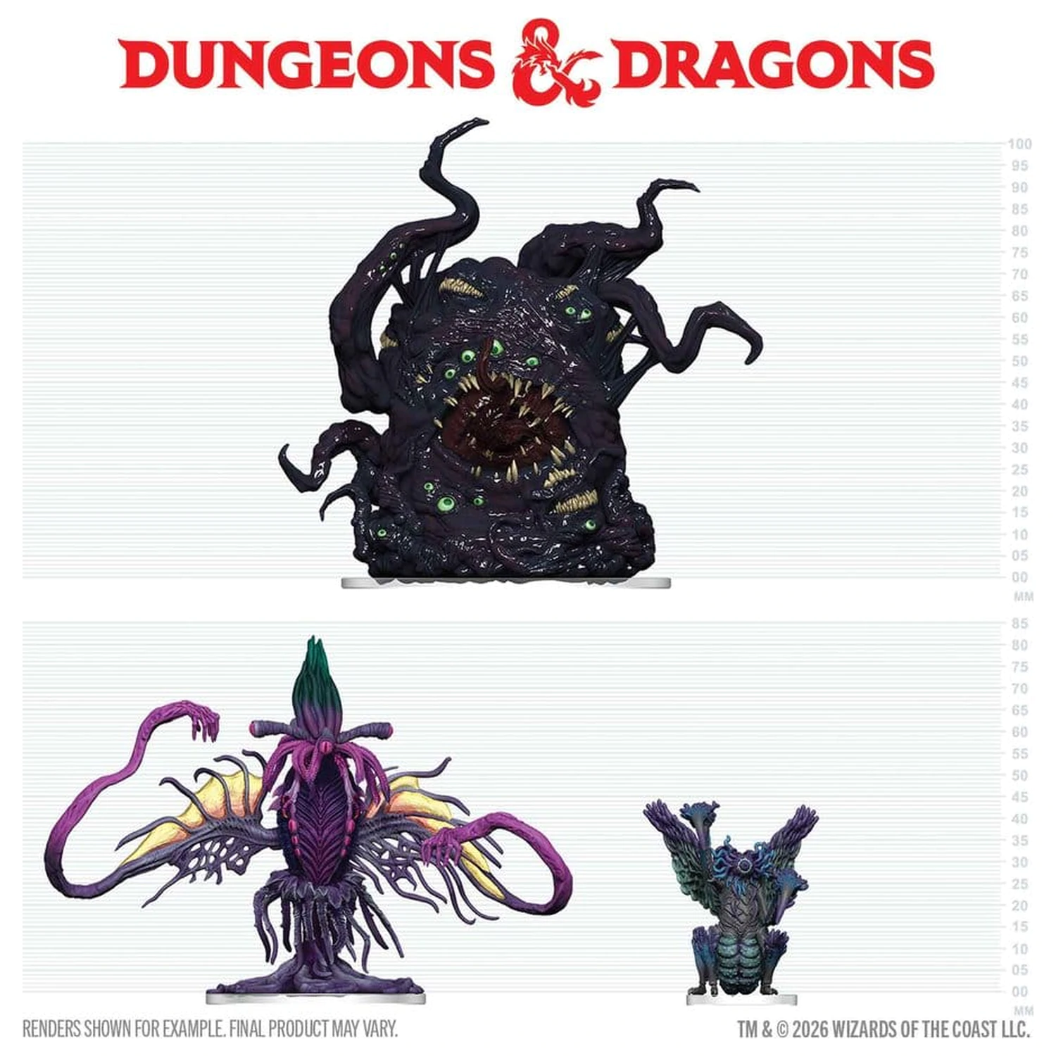 D&D Icons of the Realms Boxed prepainted Miniatures Eldritch Enemies of Ravenloft product photo