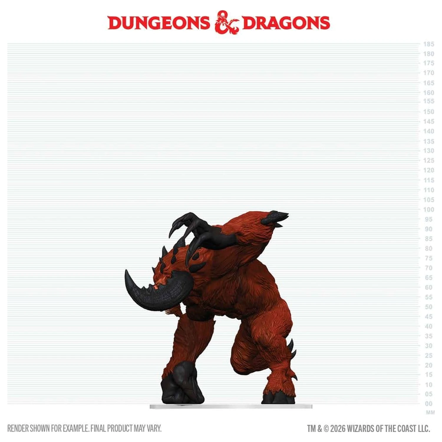 D&D Icons of the Realms Boxed prepainted Miniatures Goristro 15 cm product photo