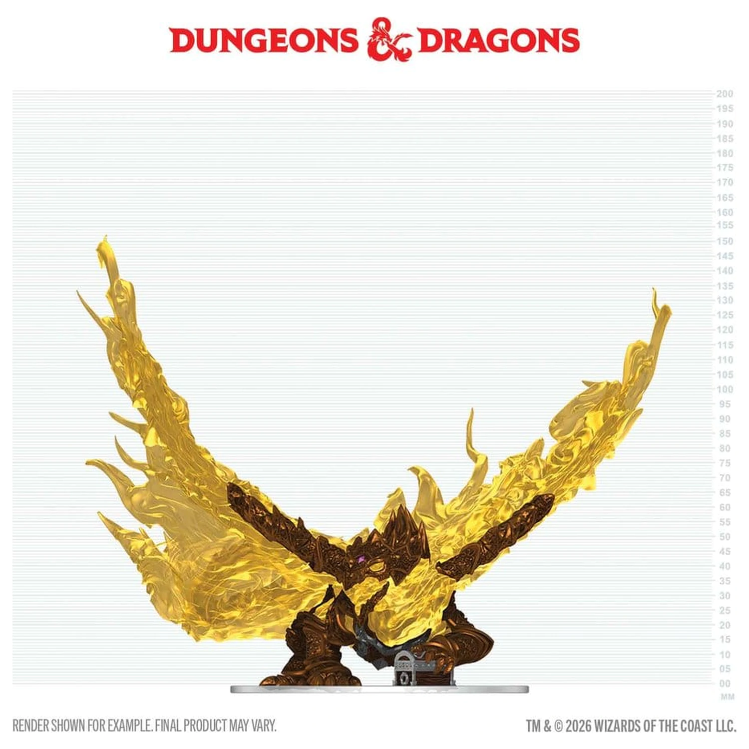 D&D Icons of the Realms Boxed prepainted Miniatures Hollow Dragon 18 cm product photo