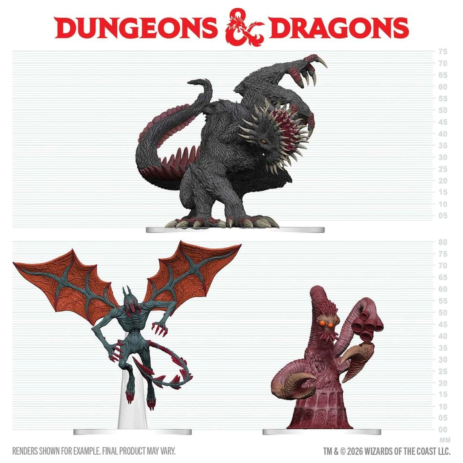 D&D Icons of the Realms Boxed prepainted Miniatures Maddening Monsters of Ravenloft product photo