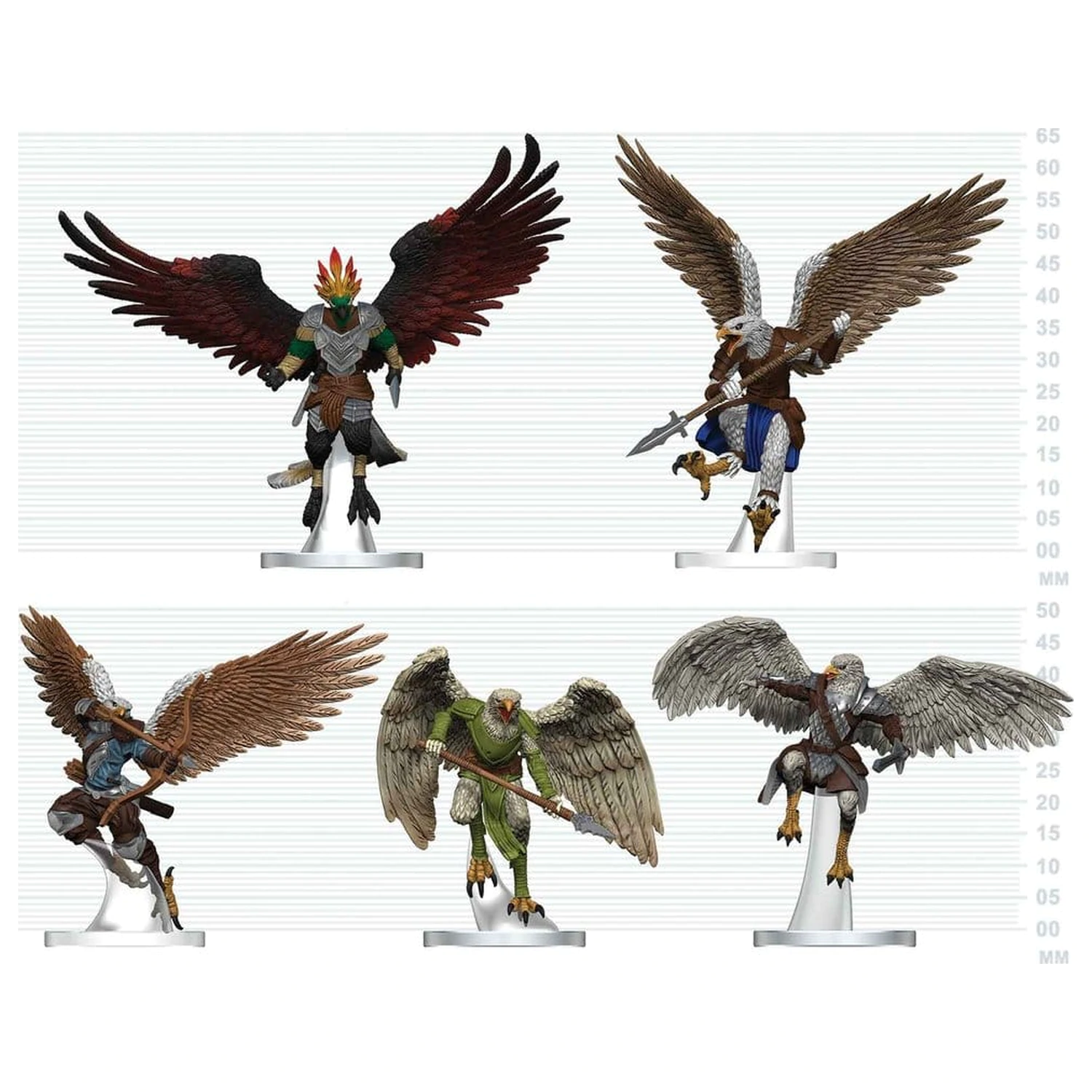 D&D Icons of the Realms Mini Figures Aarakocra Flock 20 cm product photo