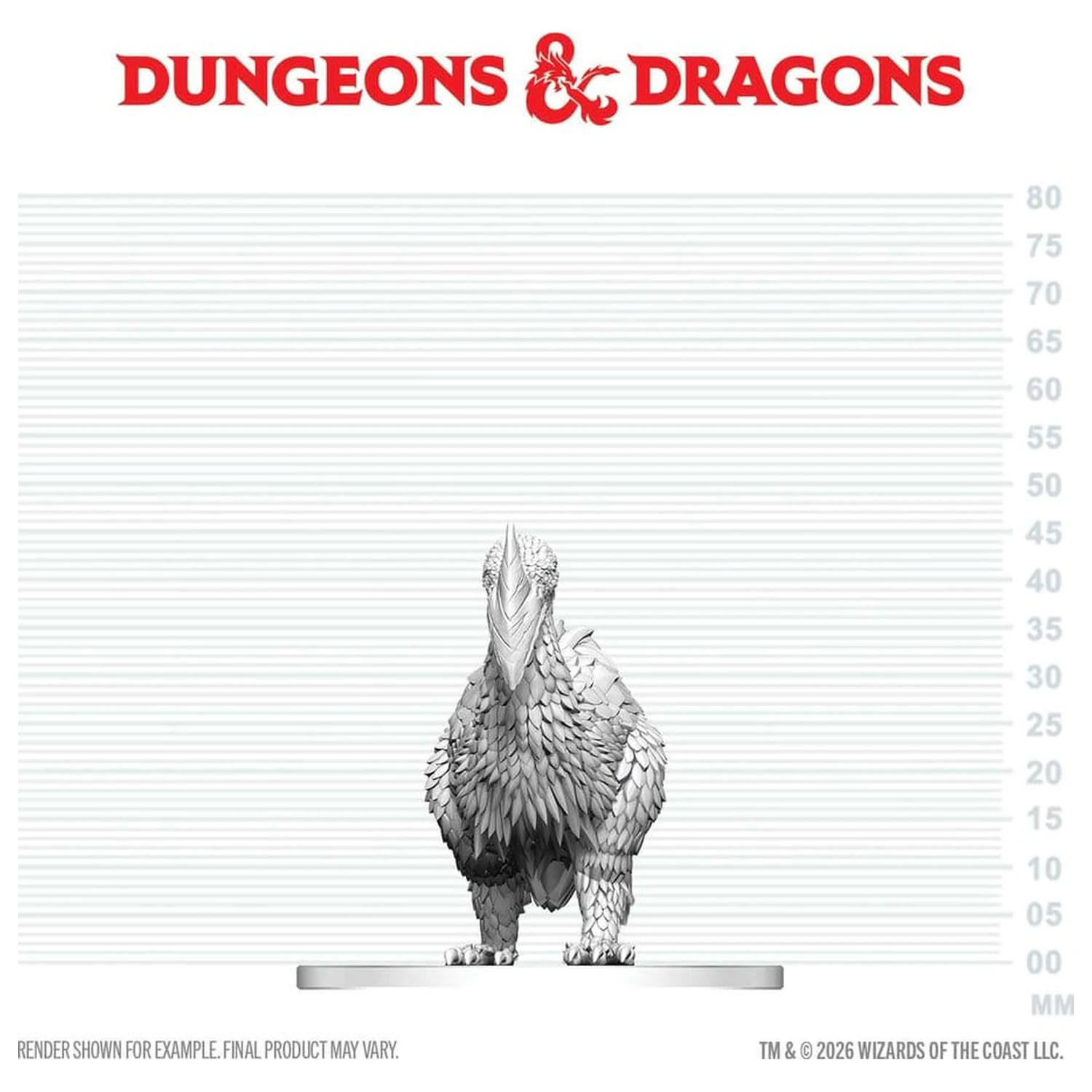 D&D Nolzur's Marvelous Miniatures Mini Figure Axe Beak  product photo