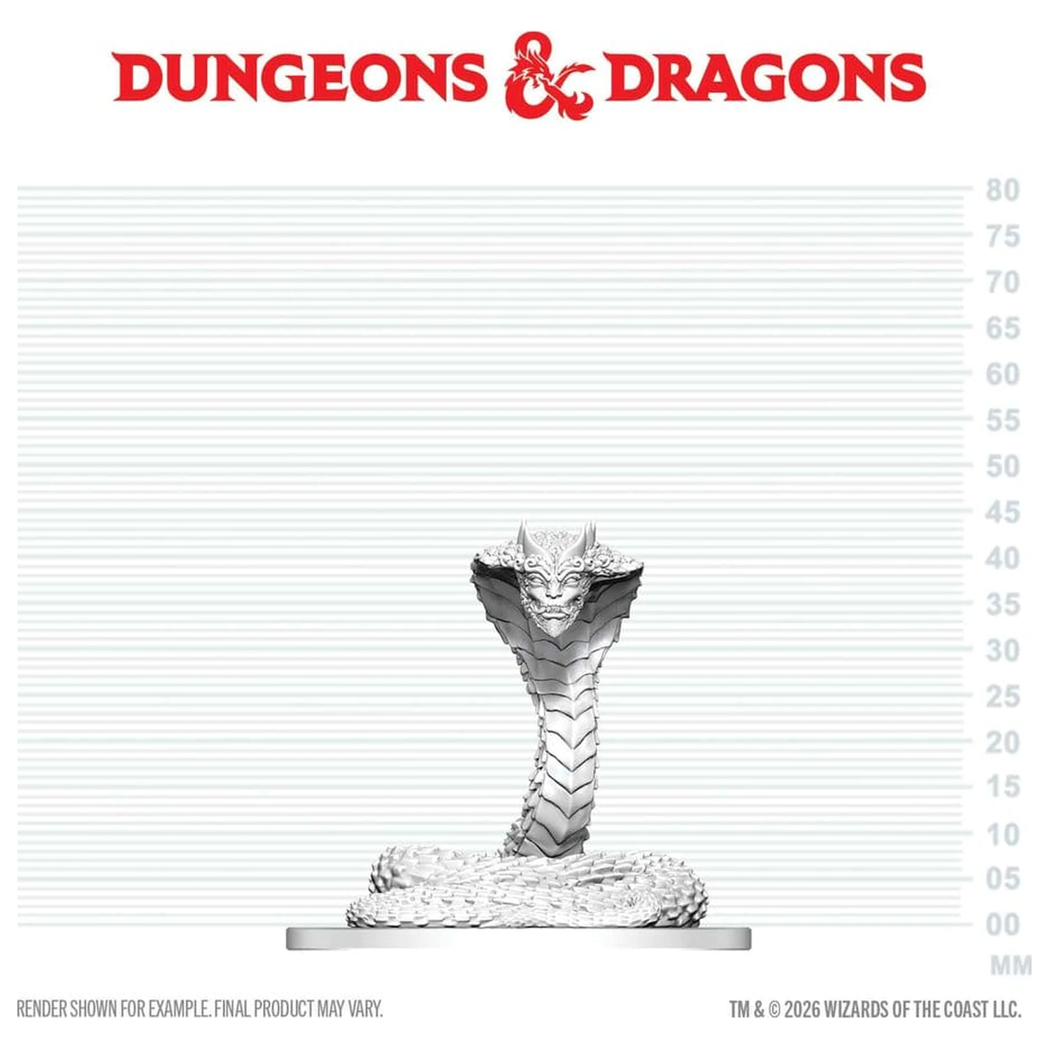 D&D Nolzur's Marvelous Miniatures Mini Figure Guardian Naga product photo