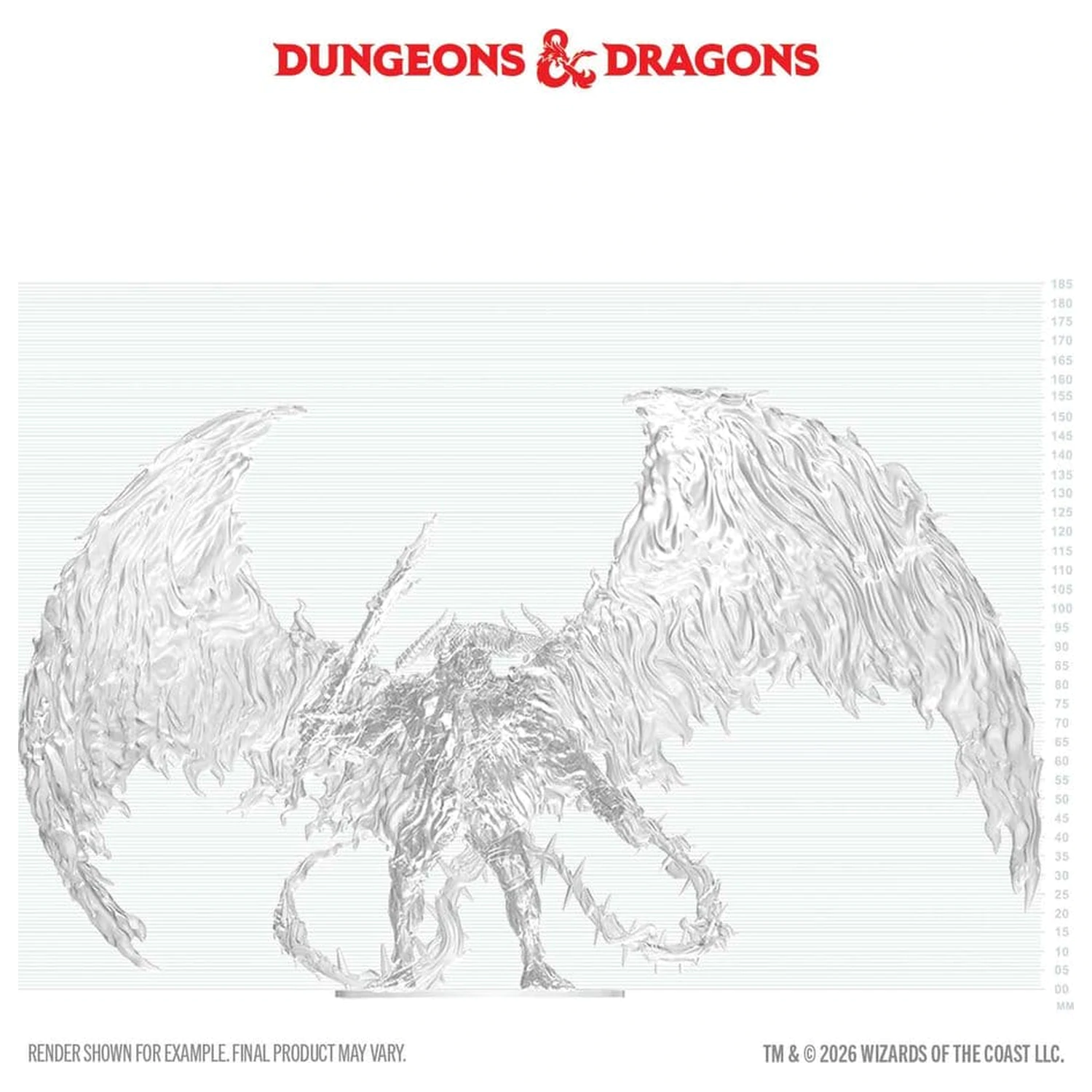 D&D Nolzur's Marvelous Miniatures Unpainted Boxed Miniature Balor 20 cm product photo