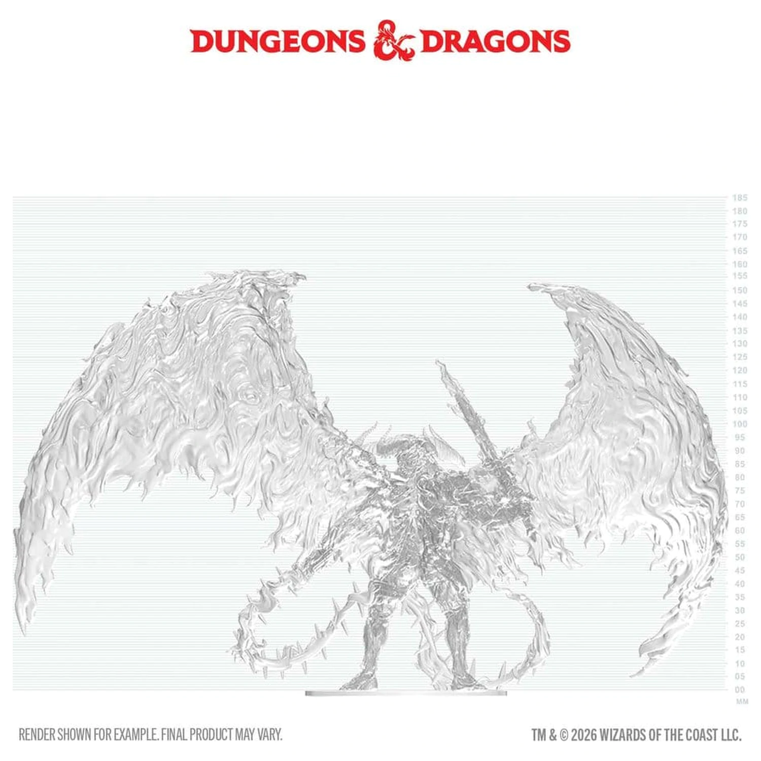 D&D Nolzur's Marvelous Miniatures Unpainted Boxed Miniature Balor 20 cm product photo