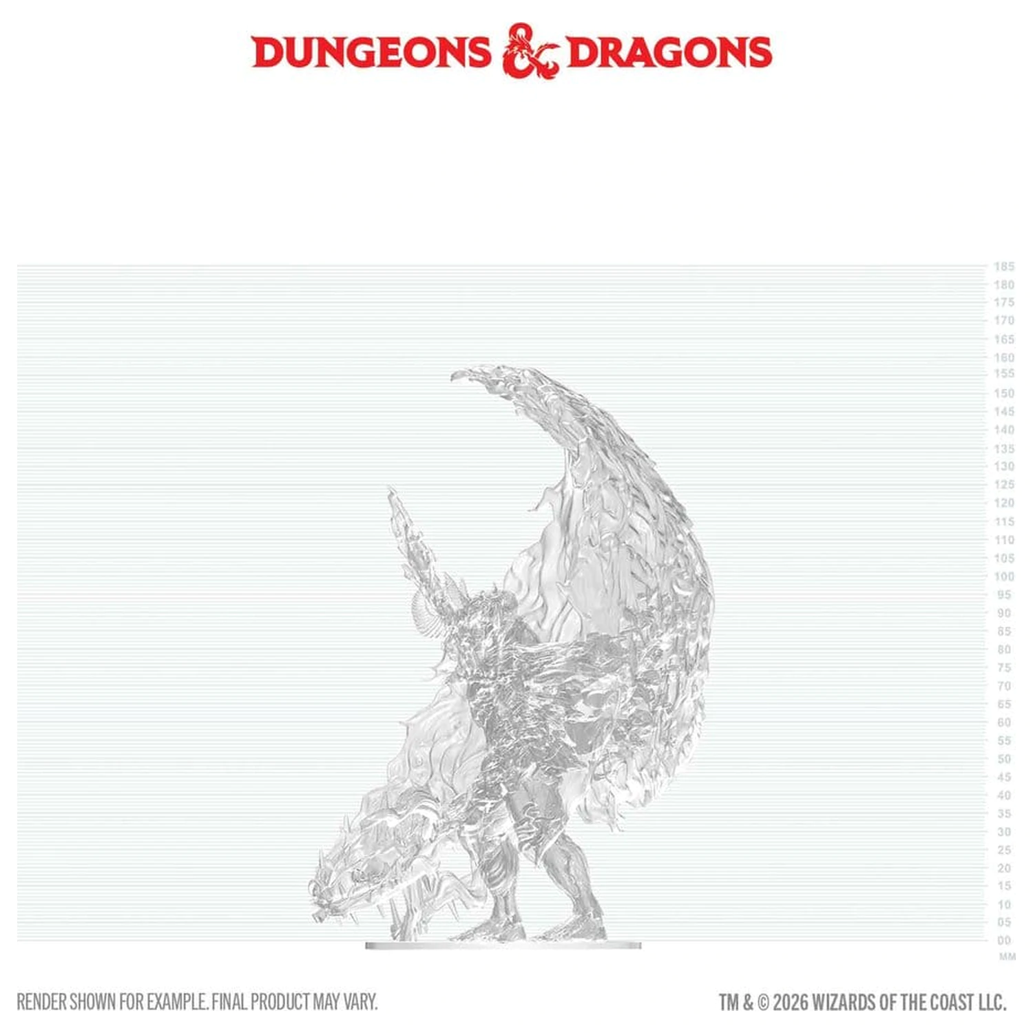 D&D Nolzur's Marvelous Miniatures Unpainted Boxed Miniature Balor 20 cm product photo
