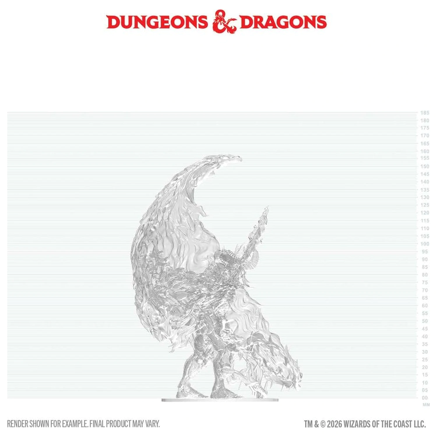 D&D Nolzur's Marvelous Miniatures Unpainted Boxed Miniature Balor 20 cm product photo