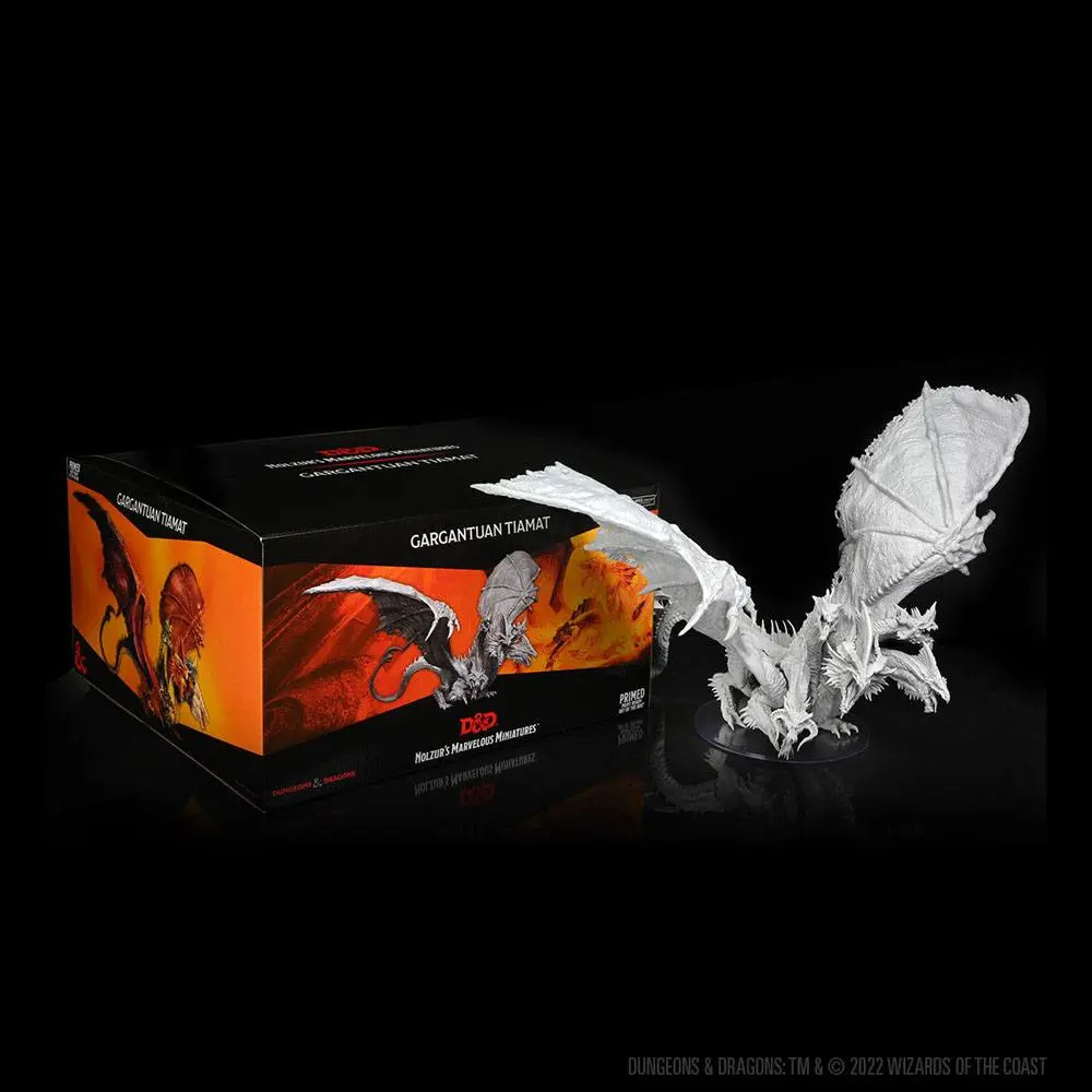 D&amp;D Nolzur's Marvelous Miniatures Unpainted Miniature Gargantuan Tiamat product photo