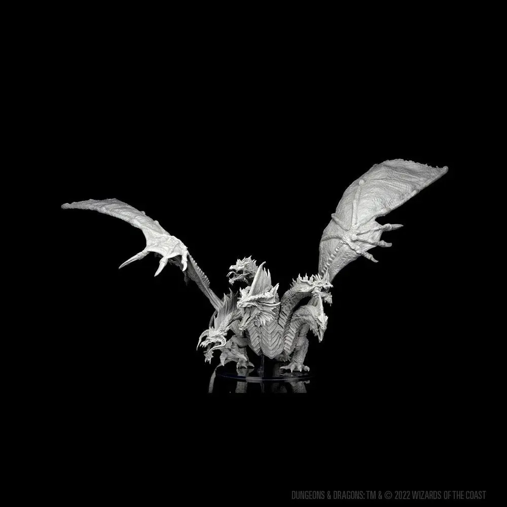 D&amp;D Nolzur's Marvelous Miniatures Unpainted Miniature Gargantuan Tiamat product photo