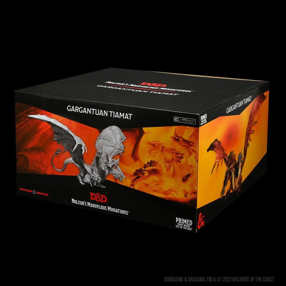 D&amp;D Nolzur's Marvelous Miniatures Unpainted Miniature Gargantuan Tiamat product photo