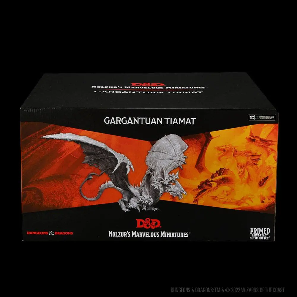 D&amp;D Nolzur's Marvelous Miniatures Unpainted Miniature Gargantuan Tiamat product photo