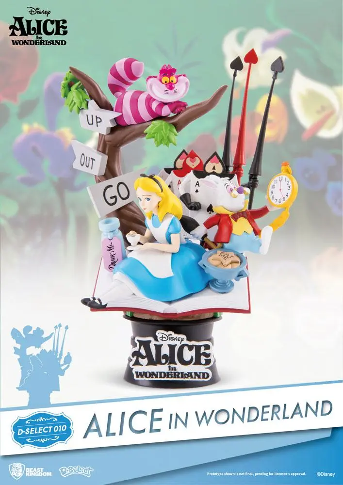 Alice in Wonderland D-Select PVC Diorama 15 cm termékfotó