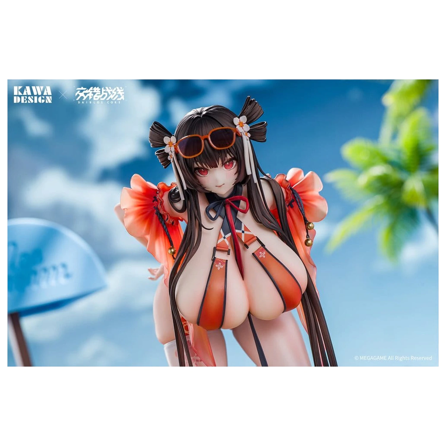 Daiblos Core PVC Figure 1/6 Maree Rouge Rakubai no Utage 25 cm product photo