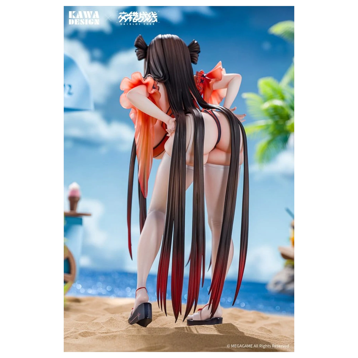 Daiblos Core PVC Figure 1/6 Maree Rouge Rakubai no Utage 25 cm product photo