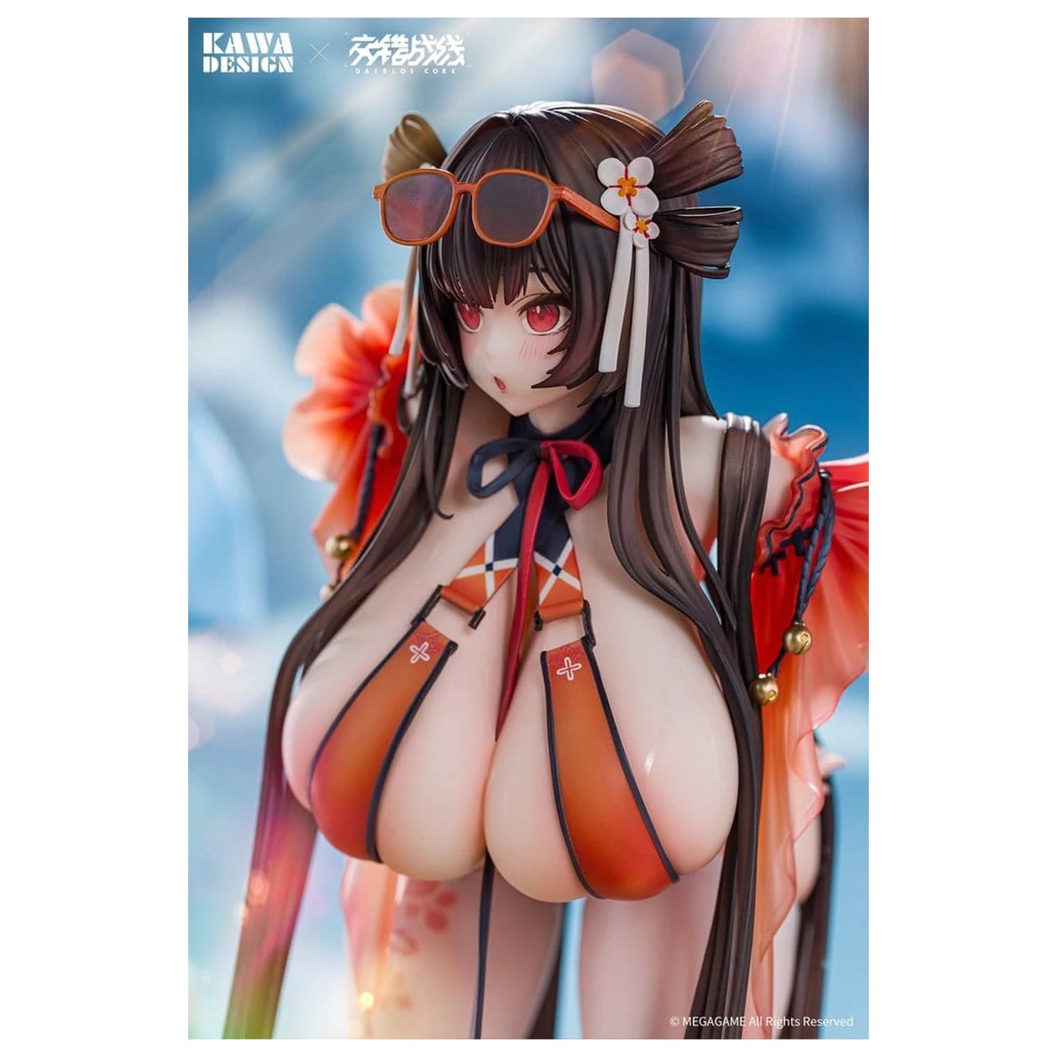 Daiblos Core PVC Figure 1/6 Maree Rouge Rakubai no Utage Wet Ver. 25 cm product photo