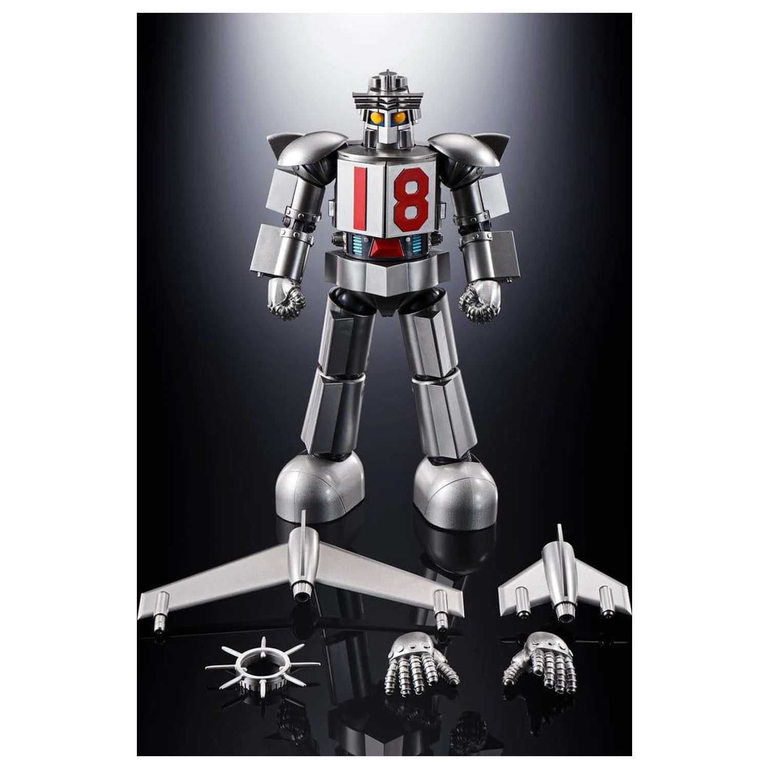Daitetsujin 17 Soul of Chogokin Diecast Action Figure GX-101S Daitetsujin 17 & 18 Graviton Box 18 cm product photo