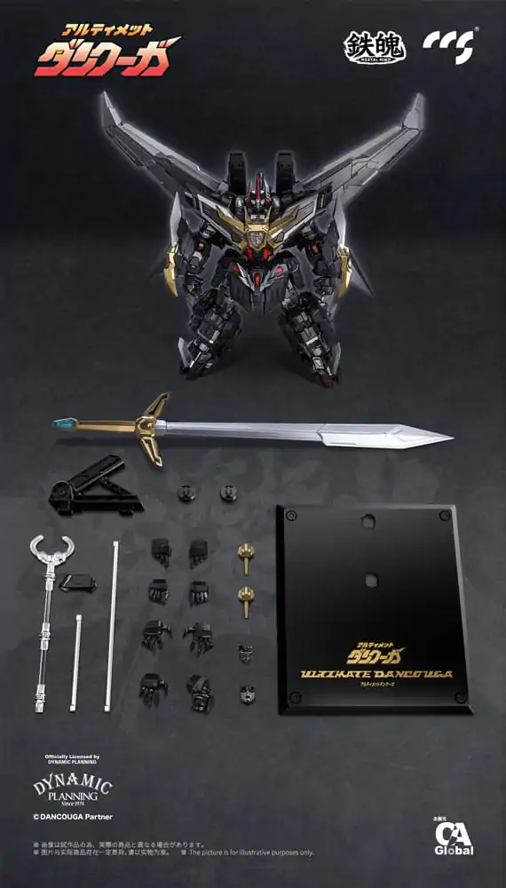 Dancouga Mortal Mind Series Action Figure Ultimate Dancouga 26 cm product photo