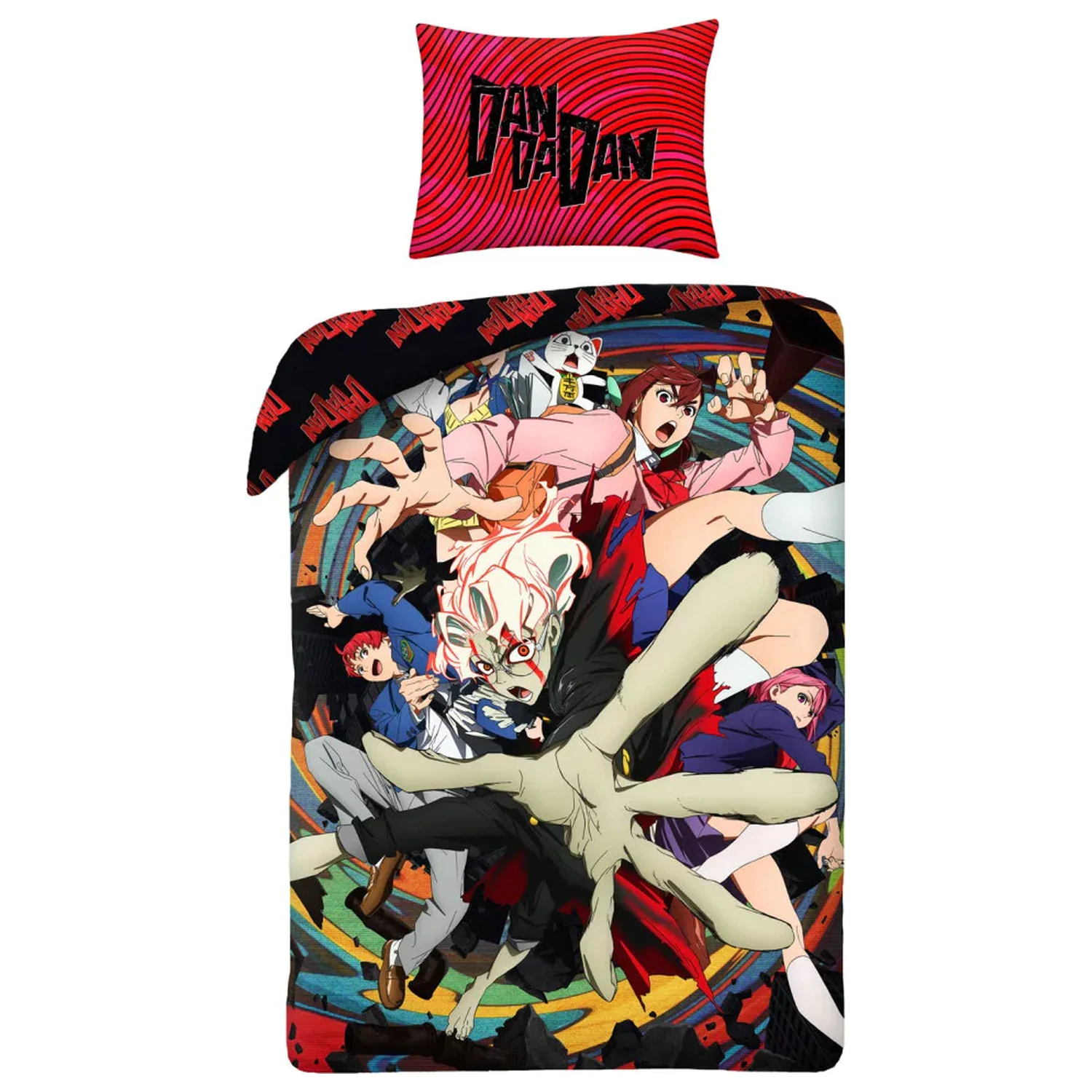 Dandadan Chaos Duvet Cover product photo