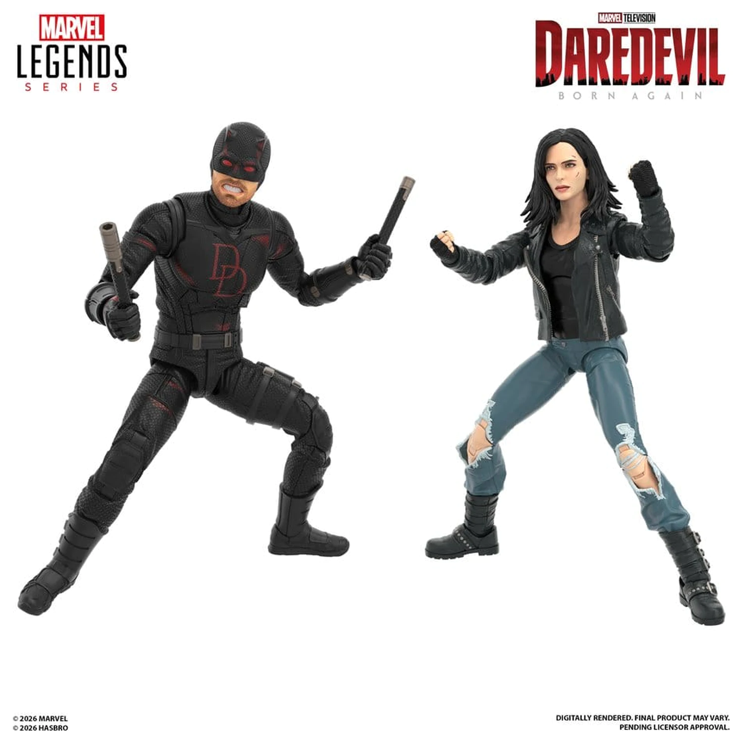 Daredevil: Born Again Marvel Legends Action Figure 2-Pack Daredevil & Jessica Jones 15 cm product photo