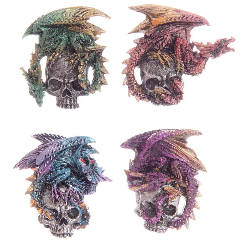 Dark Legends Silver Skull Dragon assorted magnet product photo