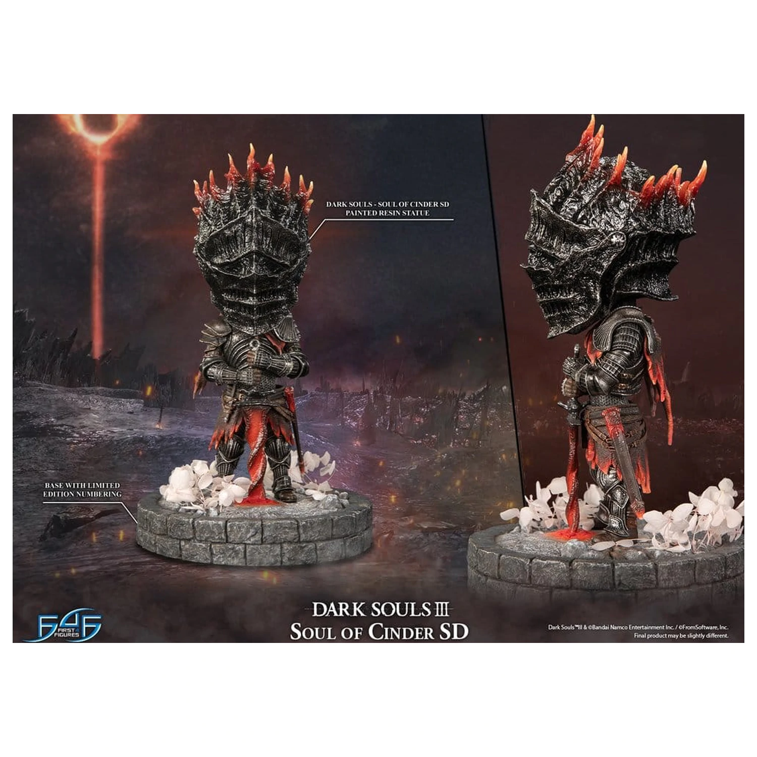 Dark Souls III Resin Statue Soul of Cinder SD 22 cm product photo