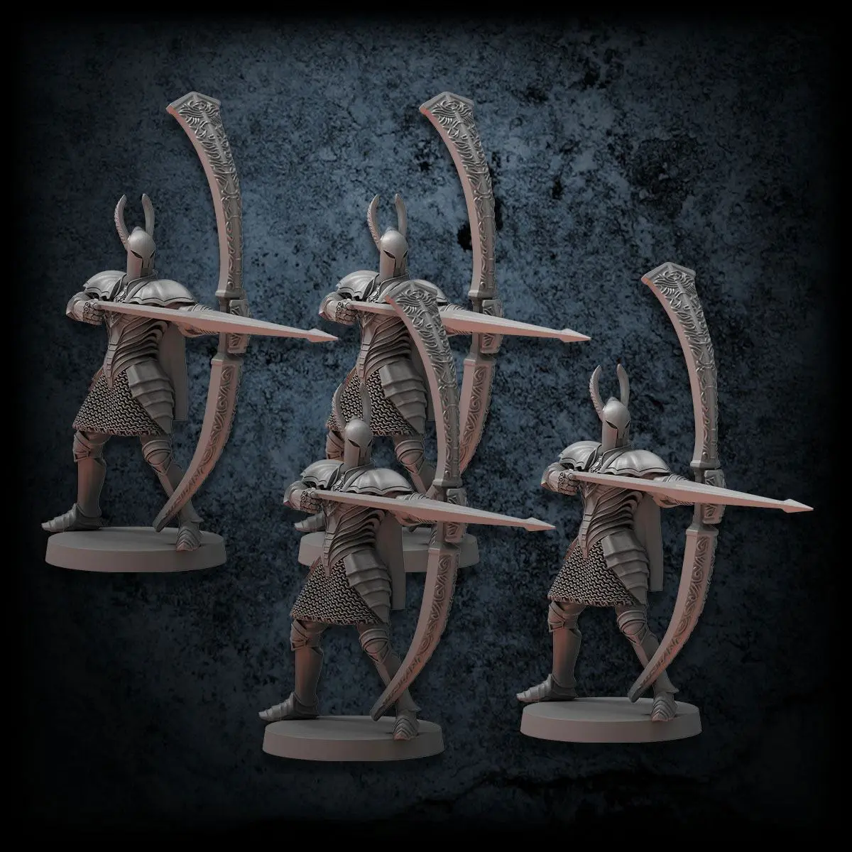 Dark Souls The Board Miniatures Silver Knight Greatbowmen product photo