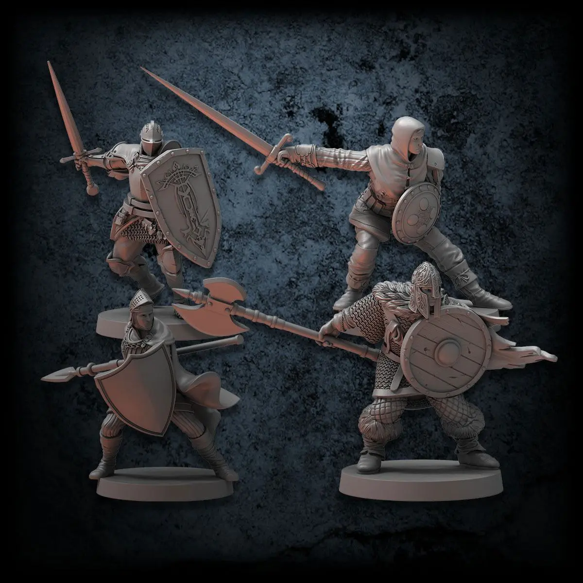 Dark Souls The Board Miniatures Unkindled Heroes Pack 1 product photo