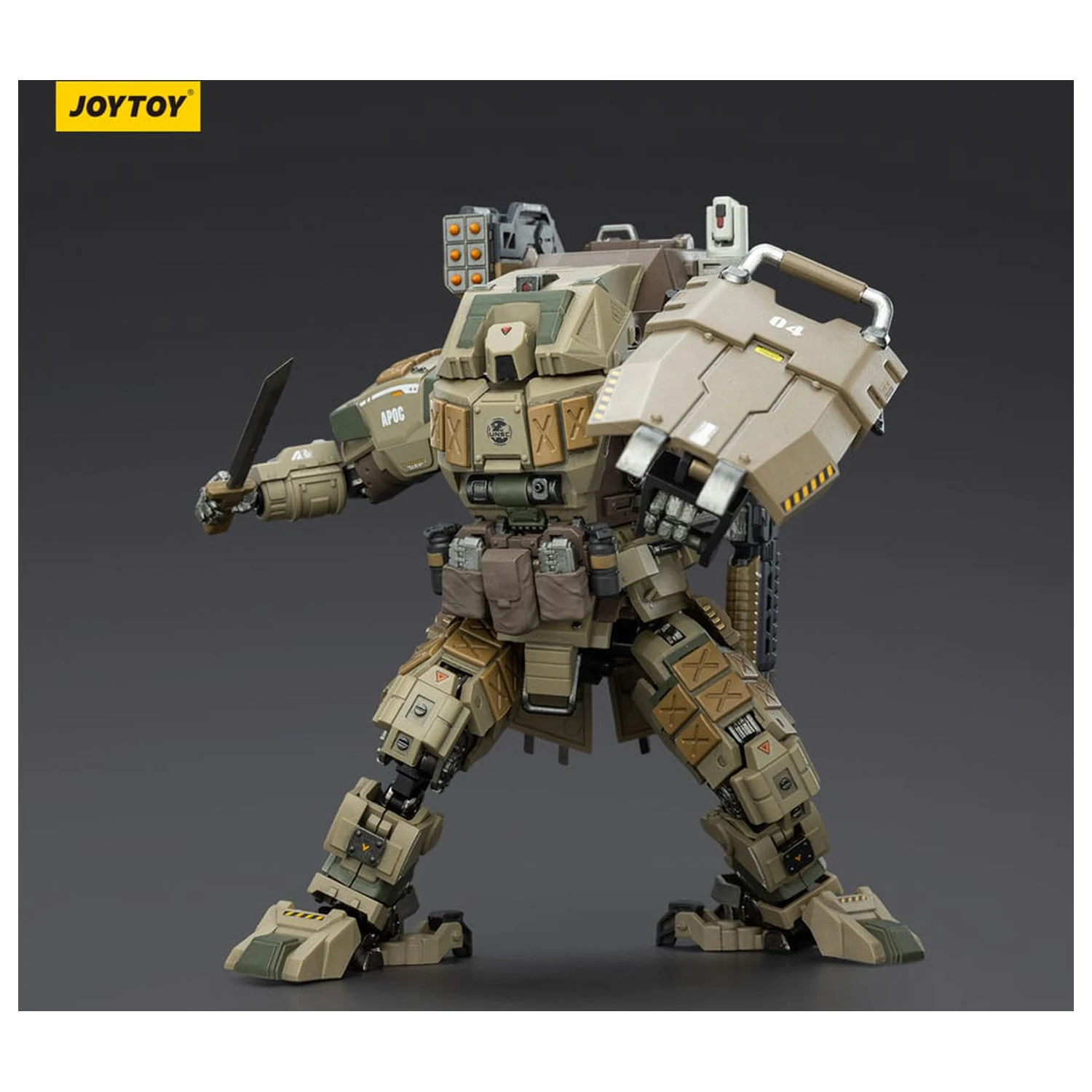 Dark Source Action Figure APOC Series Iron Vanguard Heavy Assault Mech 16 cm product photo