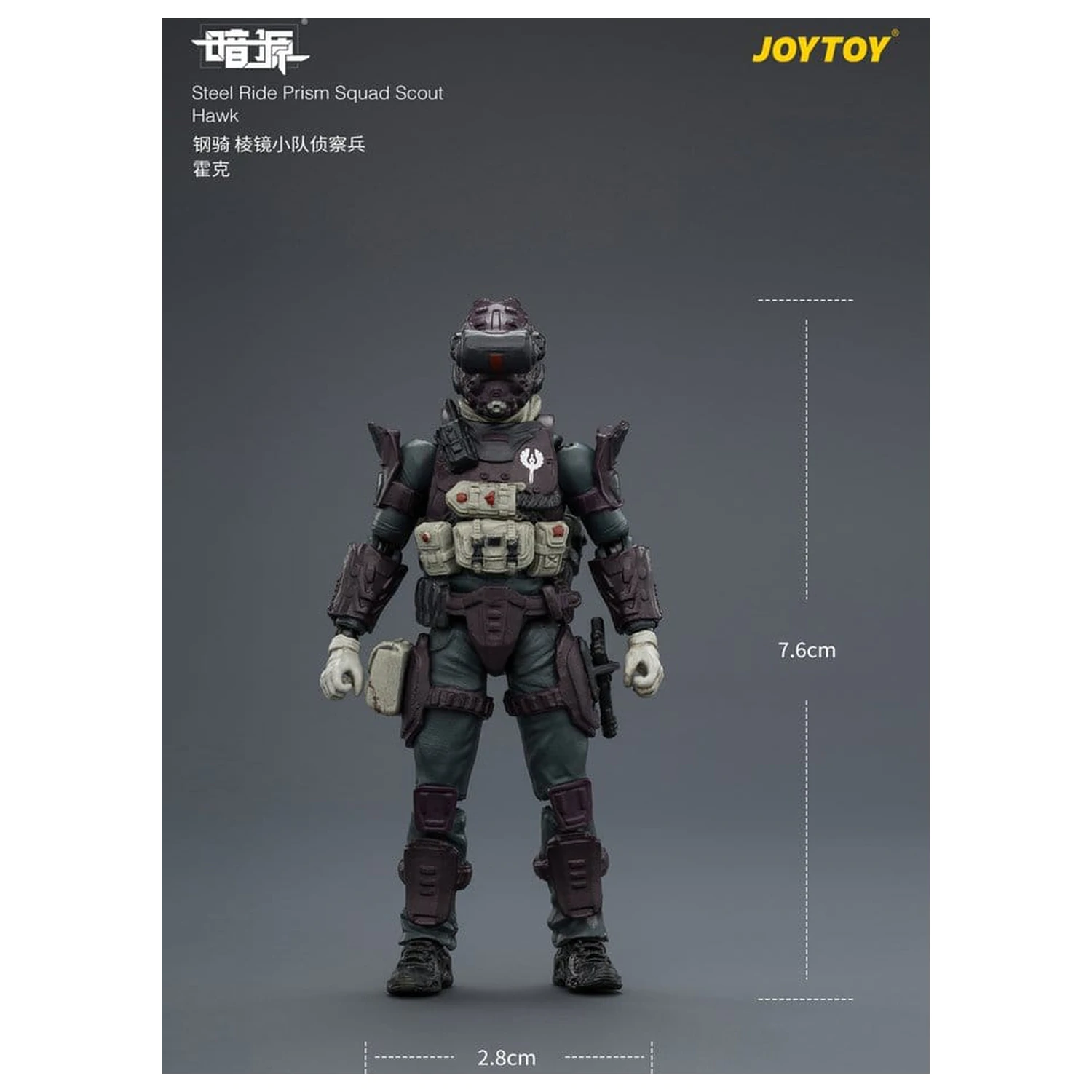 Dark Source Steel Ride Action Figure pack Prism Squad 8 cm product photo
