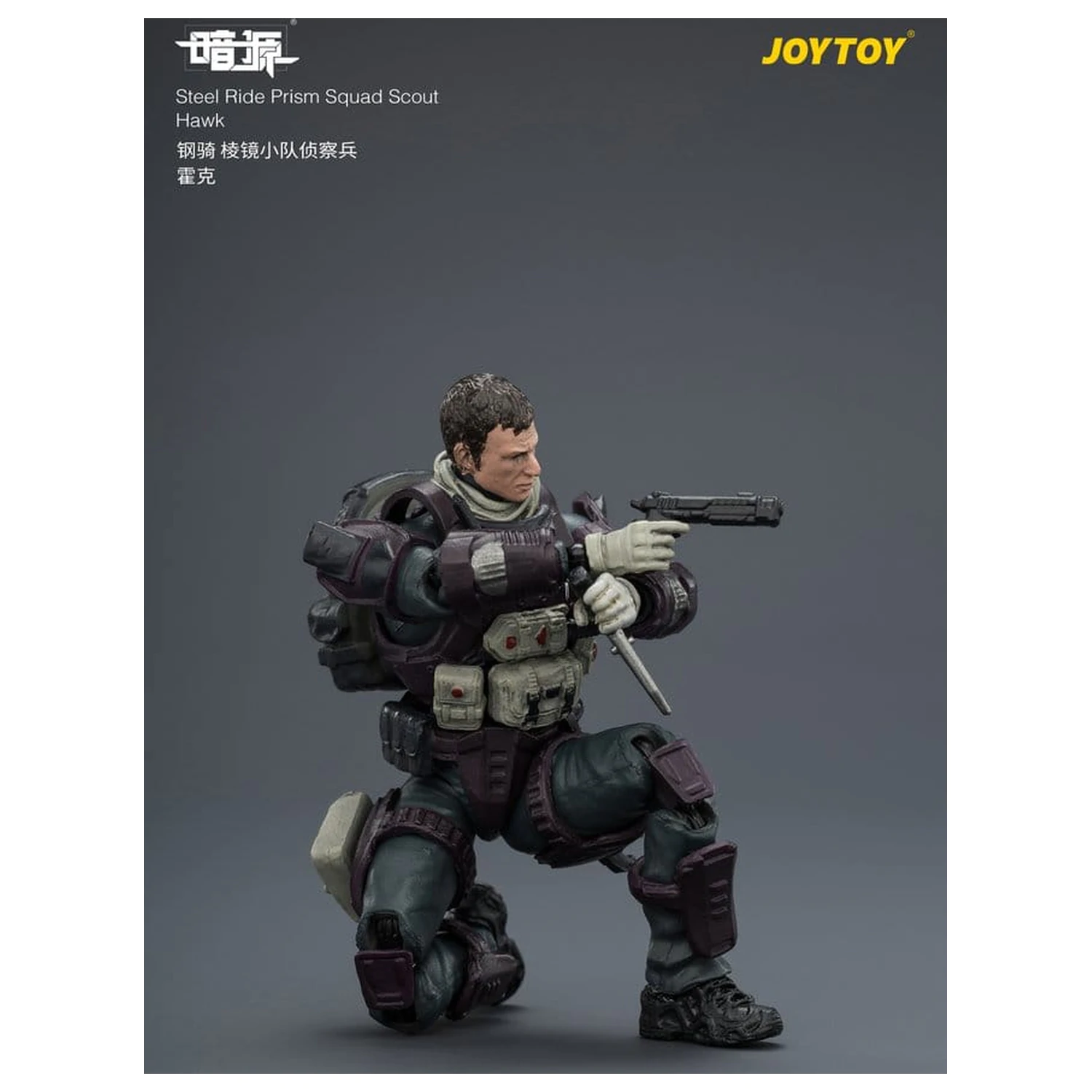 Dark Source Steel Ride Action Figure pack Prism Squad 8 cm product photo