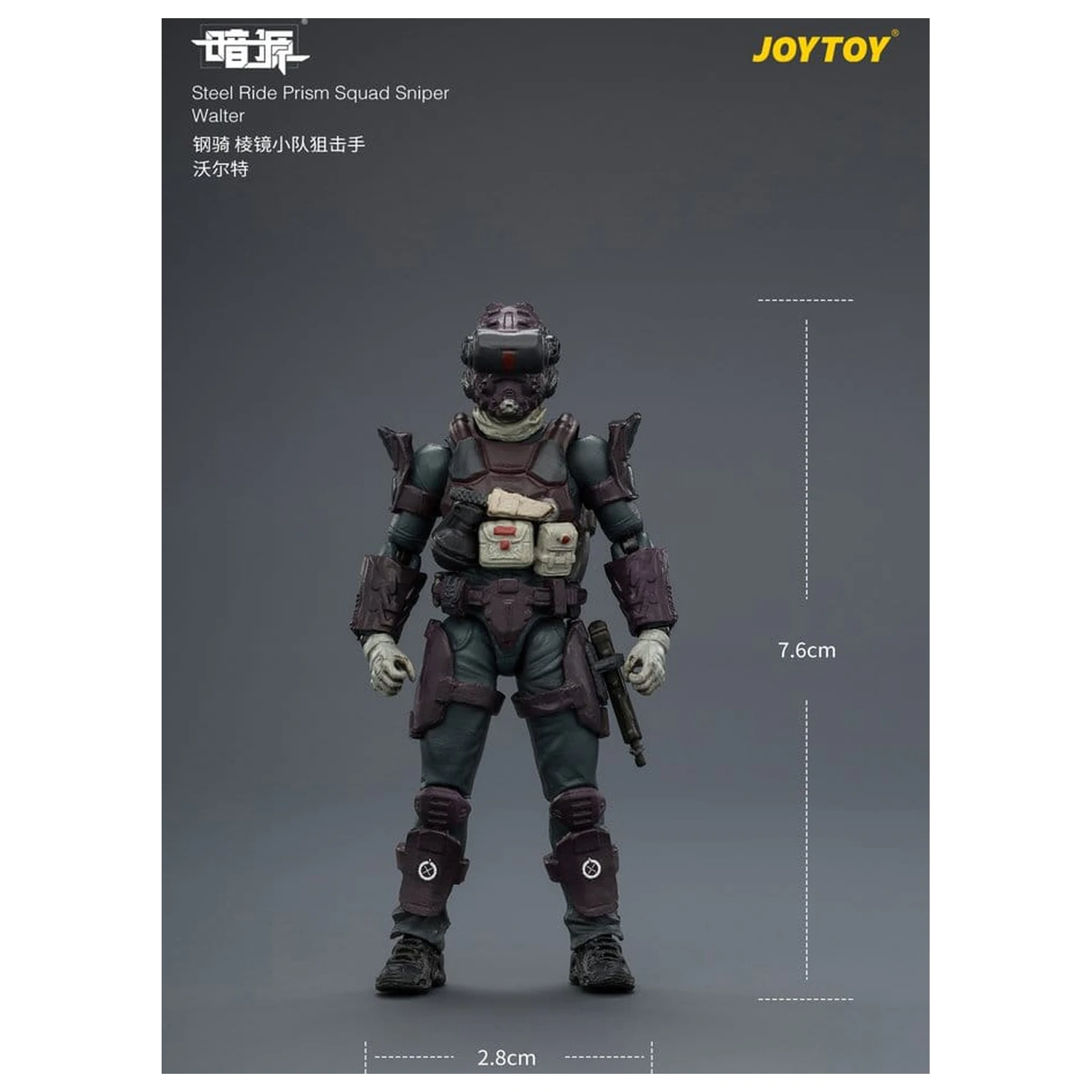Dark Source Steel Ride Action Figure pack Prism Squad 8 cm product photo