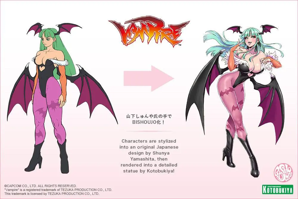 Darkstalkers Bishoujo PVC Statue 1/7 Morrigan 23 cm product photo